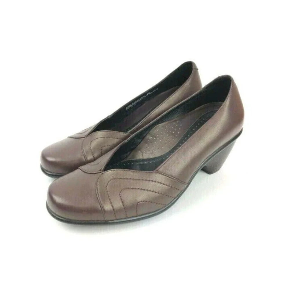 *Dansko Brown Leather Comfort Pump Womens Size 38